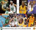 Финал НБА 2009-10, скамейка, Рашид Уоллес (Celtics) против Ламар Одом (Лейкерс)